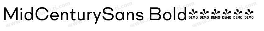 MidCenturySans Bold字体转换